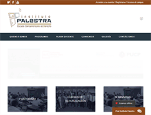 Tablet Screenshot of institutopalestra.com